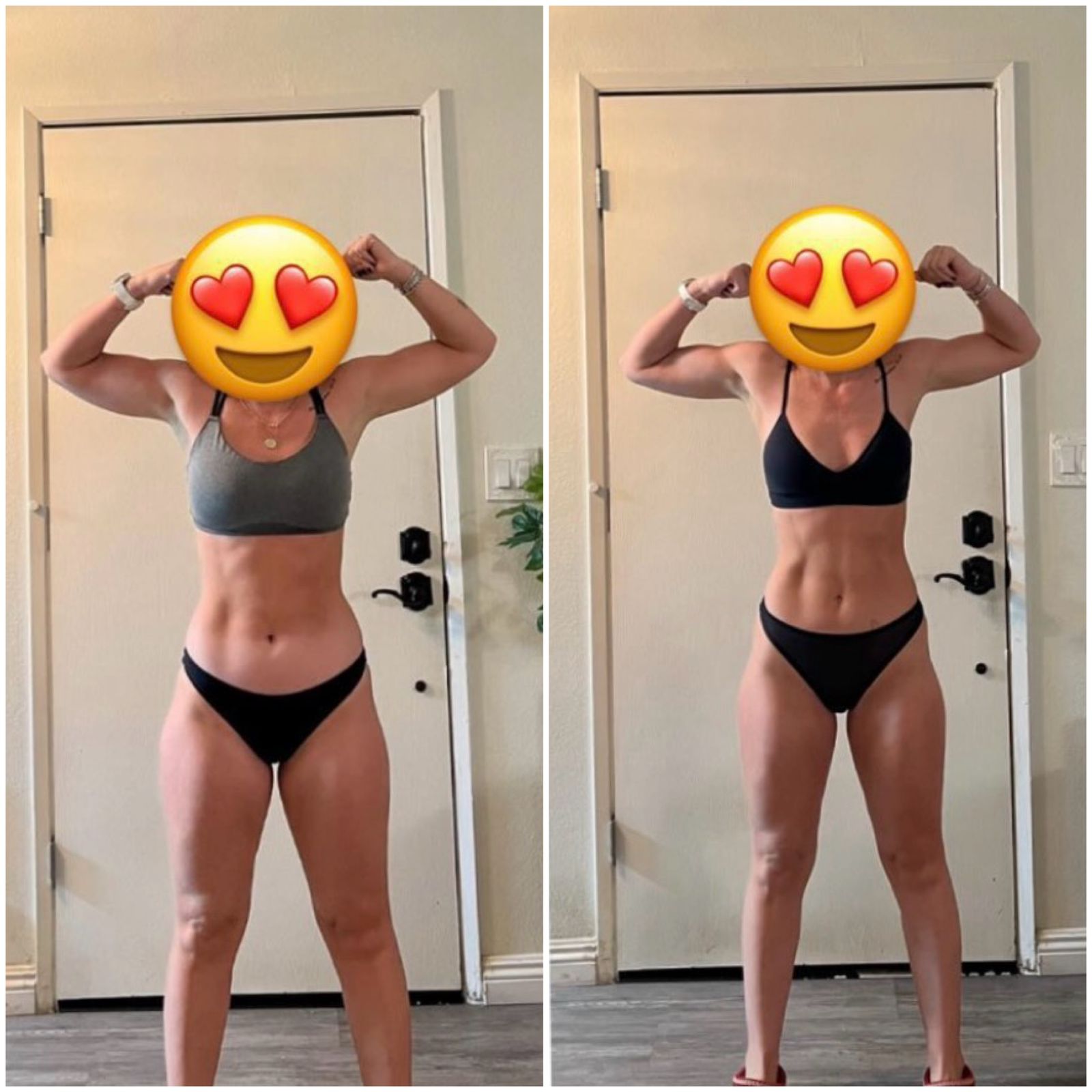 Transformación real, antes y después